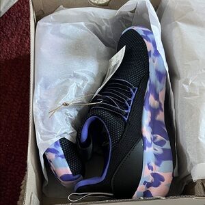 Adidas Black and Purple Sneakers